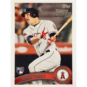 MIKE TROUT "ROOKIE HISTORY" (2011 RETRO) 2018 TOPPS ARCHIVES, ANGELS, MVP!